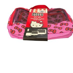 Hello Kitty Pink Travel Packing Cubes Set